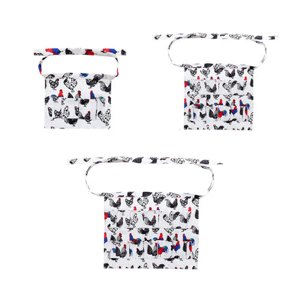 Chicken Egg Collecting Apron Farm Gathering Tool Pocket Storage Multiple Sizes AU