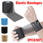 3pcs Elastic Bandage Tape Sports Protective Shock Absorb Membrane Injury Care