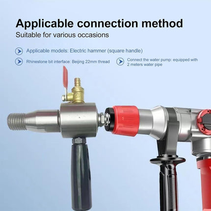 Electric Hammer Water Injection Extension Rod for Drilling Tools Use Durable