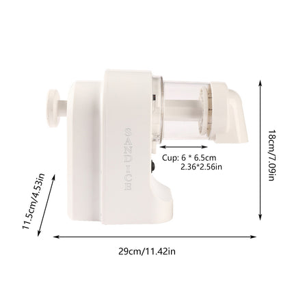 Home Electric Ice Shaver Crusher USB Rechargeable Easy Operation Portable