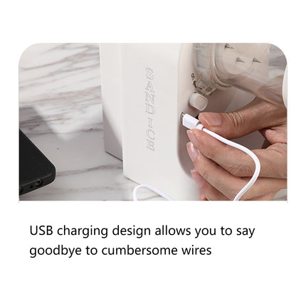 Home Electric Ice Shaver Crusher USB Rechargeable Easy Operation Portable