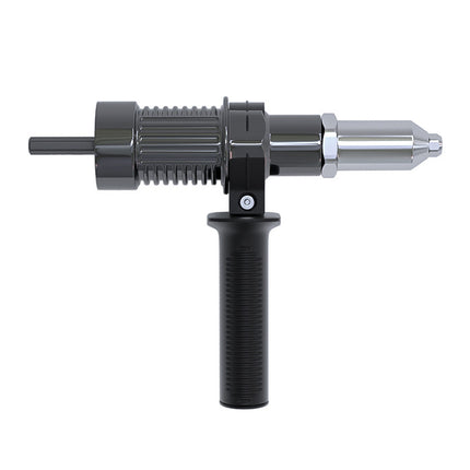 Electric Rivet Nut Gun Adapter Cordless Drill Tool Kit with 4 Nozzles Durable