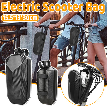 Large Electric Scooter Bag Hard Shell Pouch Front Storage Waterproof Scooter