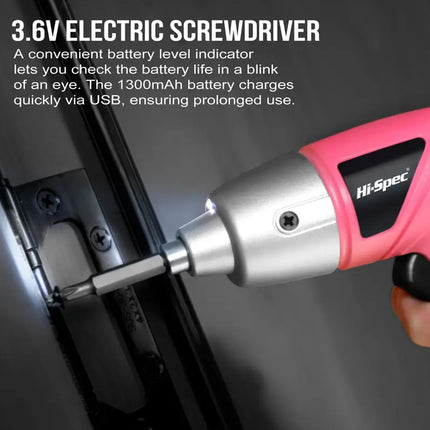 3.6V Electric Screwdriver Set Durable for Home Repair DIY Furniture Installation