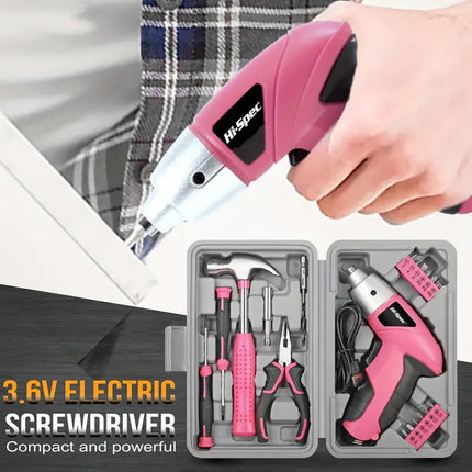 3.6V Electric Screwdriver Set Durable for Home Repair DIY Furniture Installation