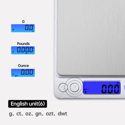 Mini Electronic Pocket Scale Portable Household Kitchen Scale Compact Weighing