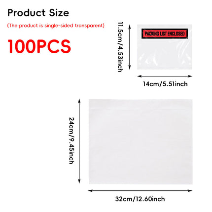 100pc Self Adhesive Plastic Mailing Postal Shipping Document Envelope Bag Supply