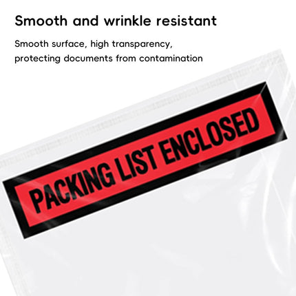 100pc Self Adhesive Plastic Mailing Postal Shipping Document Envelope Bag Supply