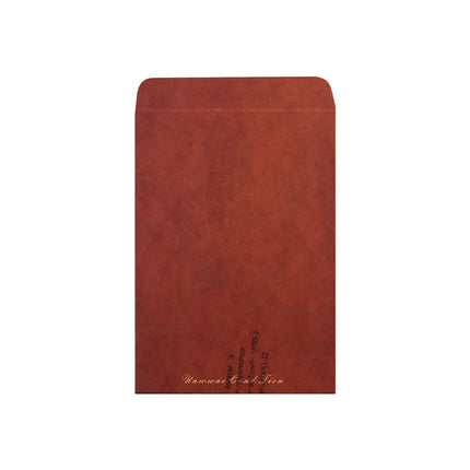 50PCS Vintage Kraft Paper Envelopes Self-Adhesive Durable for Invitations Use