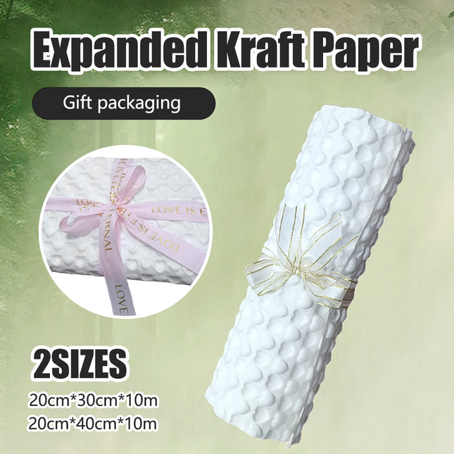 Embossed Kraft Paper Packaging Sheet White Texture Wrap Paper Gift Wrapping
