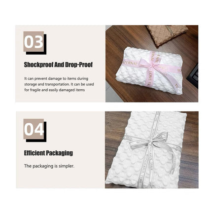 Embossed Kraft Paper Packaging Sheet White Texture Wrap Paper Gift Wrapping