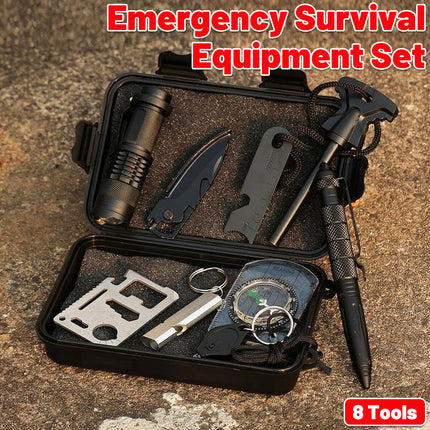 Emergency Survival Equipment Set Outdoor Sports Hiking Tactical Camping Tool Kit