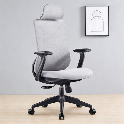 Ergonomic Office Chair S-Shaped Comfort High Elastic Foam Breathable Adjustable