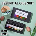 Essential Oil Set 6 Bottles Natural Aromatherapy Oils for Relax and Massage