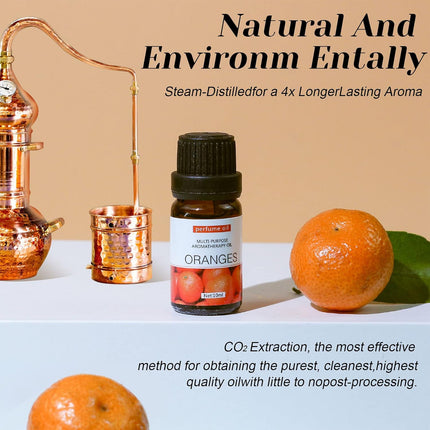 Essential Oil Set 6 Bottles Natural Aromatherapy Oils for Relax and Massage