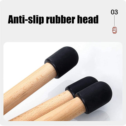 Hand Drum Stand Wooden Foldable Tripod Non Slip Music Practice Performance 60cm