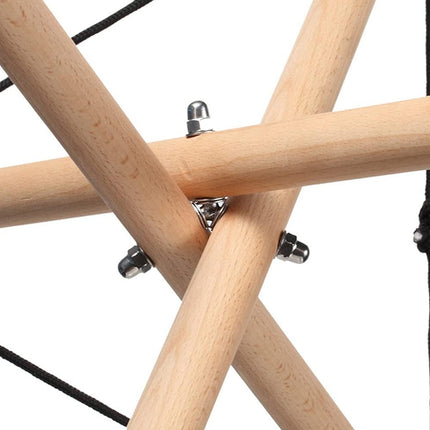 Hand Drum Stand Wooden Foldable Tripod Non Slip Music Practice Performance 60cm