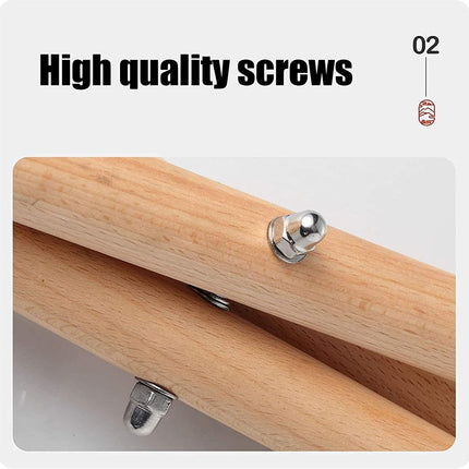 Hand Drum Stand Wooden Foldable Tripod Non Slip Music Practice Performance 60cm
