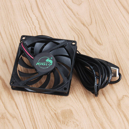 USB Exhaust Fan for Terrarium Mesh Lids with Switch
