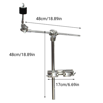 Extension Stand Clamp Set for Jazz Drum Durable Stable High-Strength Non-Slip