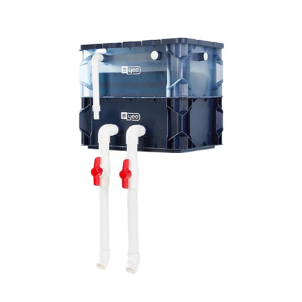 External Aquarium Bio Filter Box Waterfall System with Dual Outlets