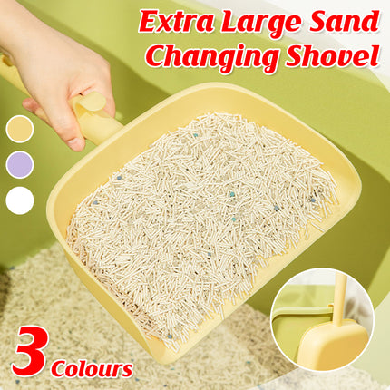 Large Cat Litter Scoop Shovel Easy Clean Sifter for Kitty Box Durable Handle