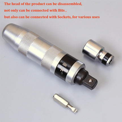 Impact Hand Screwdriver Driver Socket Set 13pcs Phillips Hex Trox Star Flat Bits