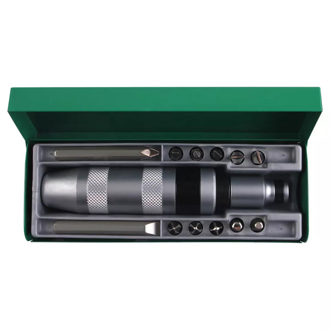 Impact Hand Screwdriver Driver Socket Set 13pcs Phillips Hex Trox Star Flat Bits