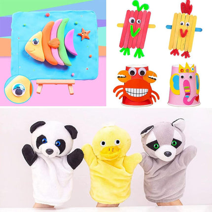 1500pcs Craft Supplies DIY Adhesive Eyes Stickers Handmade Decorations Projects