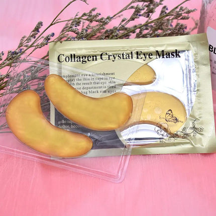 20PCS Gold Gel Anti-Wrinkle Dark Circle Collagen Under Eye Patches Pad Mask VIC