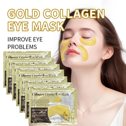 20PCS Gold Gel Anti-Wrinkle Dark Circle Collagen Under Eye Patches Pad Mask VIC