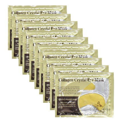 20PCS Gold Gel Anti-Wrinkle Dark Circle Collagen Under Eye Patches Pad Mask VIC