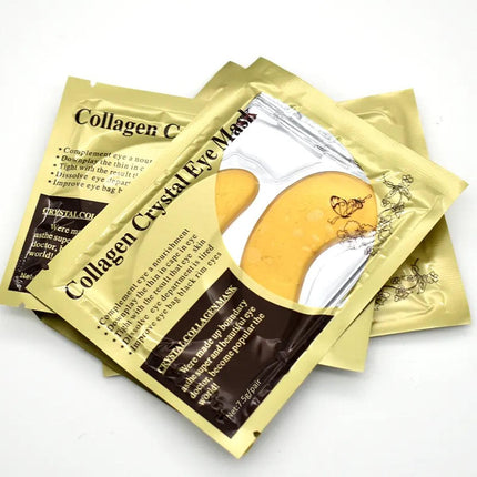 20PCS Gold Gel Anti-Wrinkle Dark Circle Collagen Under Eye Patches Pad Mask VIC