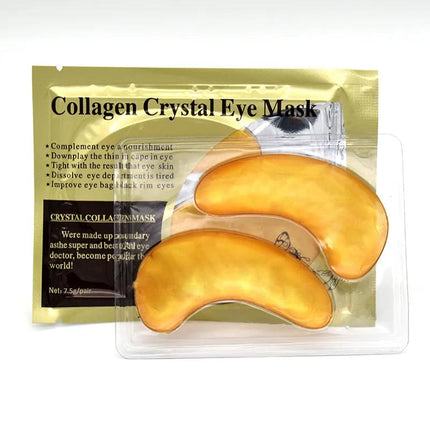 20PCS Gold Gel Anti-Wrinkle Dark Circle Collagen Under Eye Patches Pad Mask VIC