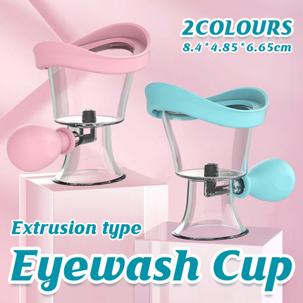 Silicone Eye Wash Cup Portable Eye Rinse Cleaning Tool Reusable Eyewash Cup