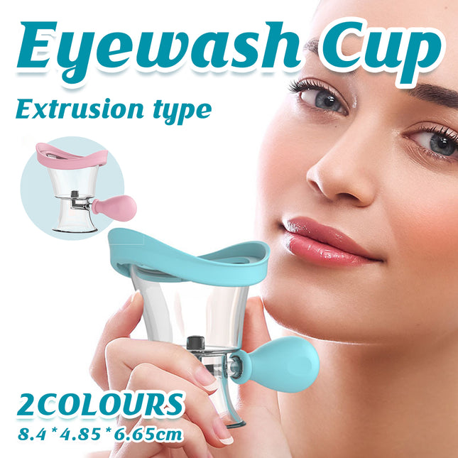 Silicone Eye Wash Cup Portable Eye Rinse Cleaning Tool Reusable Eyewash Cup