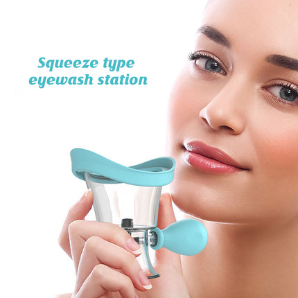 Silicone Eye Wash Cup Portable Eye Rinse Cleaning Tool Reusable Eyewash Cup