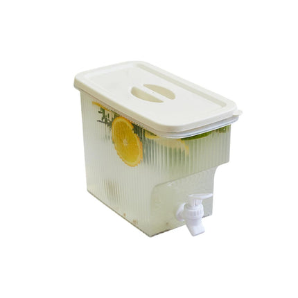 3.9L Water Jug with Tap Beverage Drink Dispenser Refrigerator Lemonade Container