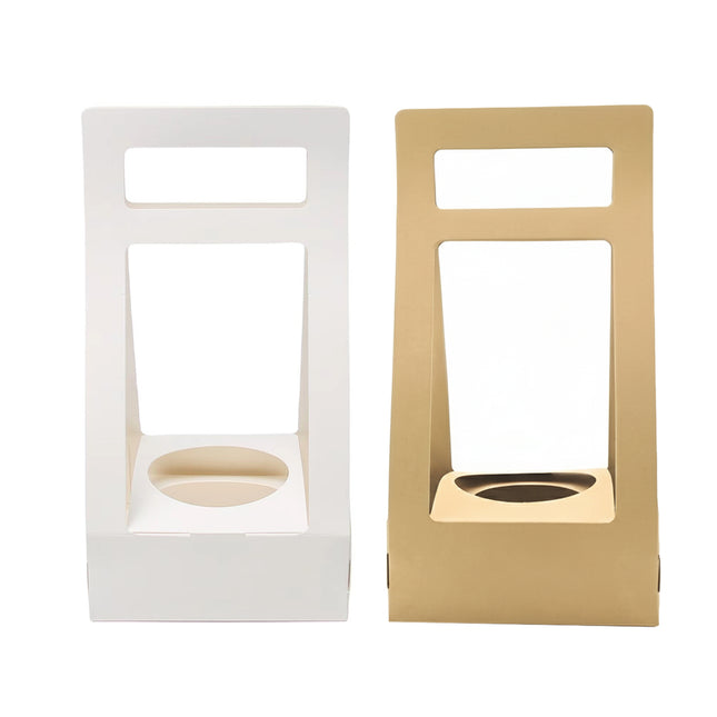 30PCS Flower Gift Packaging Boxes with Handle Durable Birthday Wedding Favors