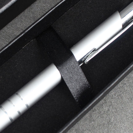 Black Pen Gift Box Set 20pcs Clamshell Storage Case for Fountain Ballpoint