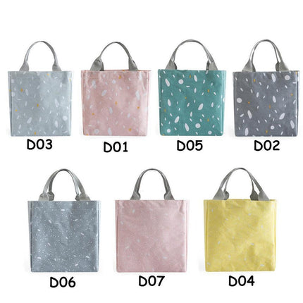 Portable Insulated Thermal Cooler Lunch Box Carry Tote Picnic Case Storage Bag 20x19x13cm