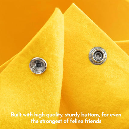 Felt Cat Nest Foldable Deformable Cat Tunnel Semi Enclosed Cat House Pet Bed