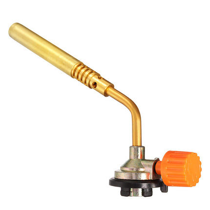 Windproof Butane Gas Torch Adjustable Flame Burner for Kitchen BBQ Welding Camping