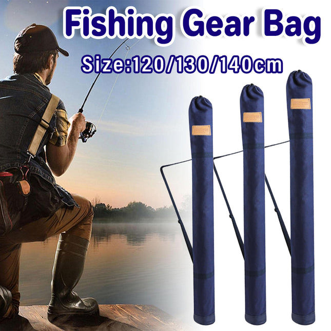 Outdoor Portable Fishing Rod Bag Folding Storage Carrier Waterproof Fishing Case