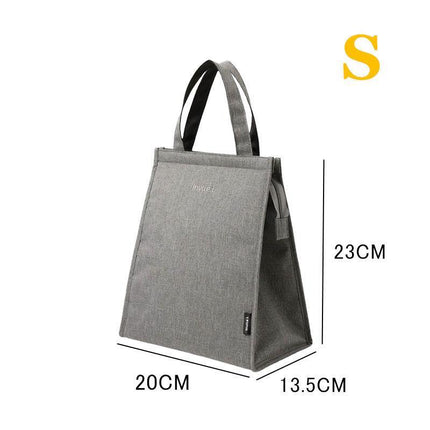 S Size Lunch Bag Thermal Insulated Box Bento Pouch Food Tote Office Work School Picnic - Aimall