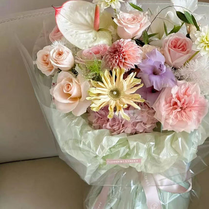 Milk Cotton Flower Wrapping Paper 190 Sheets Florist Bouquet Gift Packaging