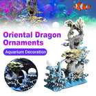 Oriental Dragon Figurine Resin Ornament Fish Tank Aquarium Landscape Decoration