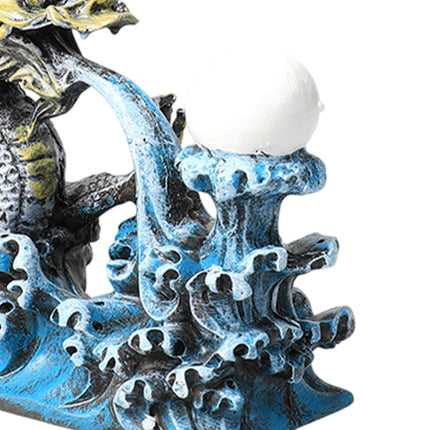 Oriental Dragon Figurine Resin Ornament Fish Tank Aquarium Landscape Decoration