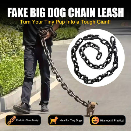 Novelty Plastic Chain Prop Leash for Tiny Dogs