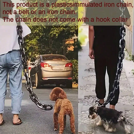 Novelty Plastic Chain Prop Leash for Tiny Dogs